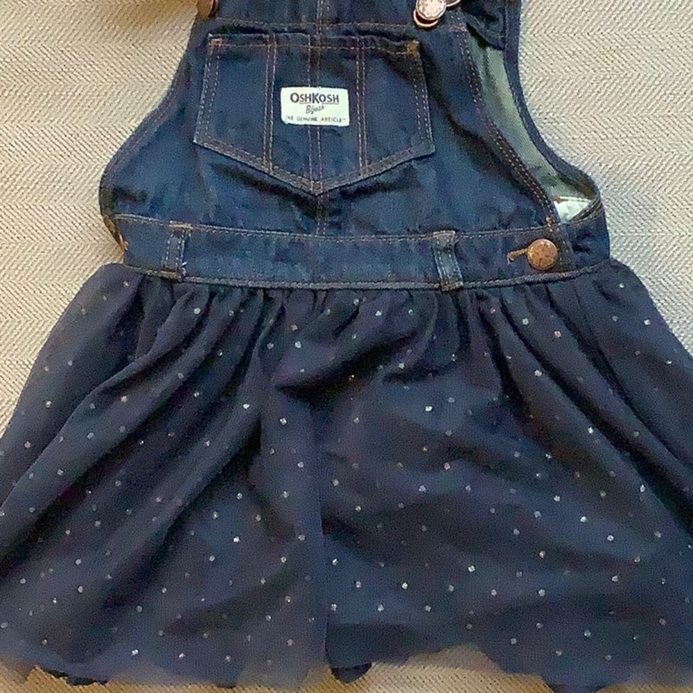 OshKosh Denim Eyelet Jumper Dress